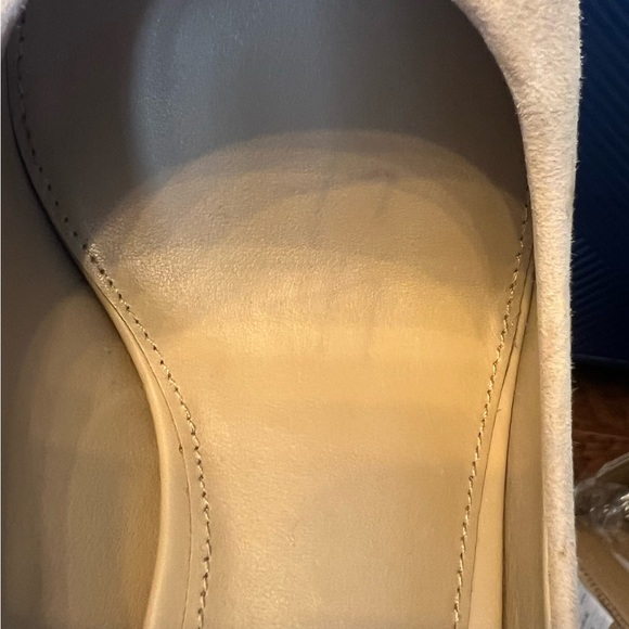 Sam Edelman Heels Sz 7.5 Antonia Pump Cappuncino Beige Suede - Picture 13 of 13